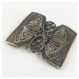 Antique Brass Art Nouveau Belt Buckle