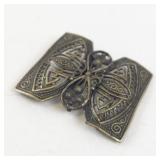 Antique Brass Art Nouveau Belt Buckle