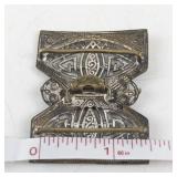 Antique Brass Art Nouveau Belt Buckle
