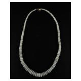 Graduated Opal Bead Necklace with 14K Gold Clasp