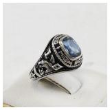 Grace High School Sterling Silver Personalized Class Ring. Size 4.5