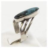 Sterling Silver Turquoise Ring Size 6