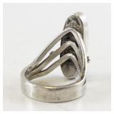 Sterling Silver Turquoise Ring Size 6