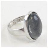 Sterling Silver Color Changing Mood Ring. Size 6.5