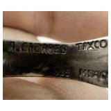 A. Cazares Signed Sterling Silver 925 Wrap Ring. Size 6-7