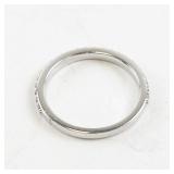 Ladies Half-Eternity Cubic Zirconia Band. Size 7. Like New!