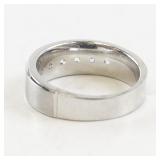 ArtCarved Sterling Silver 7-Stone CZ Ring. Size 10