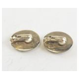 Sarah Cov Vintage Cameo Clip-On Earrings