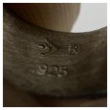 Sterling Silver Minimalist Hoop Post Earrings