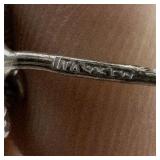 Sterling Silver Abstract Spiral Dangle Earrings