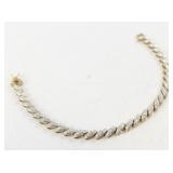 Vermeil San Marco Link Bracelet in Sterling Silver
