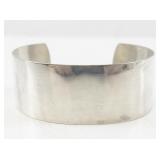 Sterling Silver Wide Cuff Bracelet