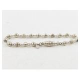 Milor Italy Sterling Silver Bead Bracelet