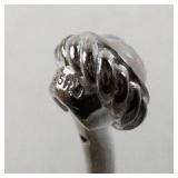 Sterling Silver Cuff Bracelet with Opal Accents