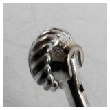 Sterling Silver Cuff Bracelet with Opal Accents