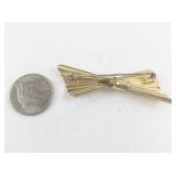 Krementz Gold-Tone Bow Brooch