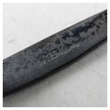 Vintage Sterling Silver and Blue Enamel Bar Pin Brooch