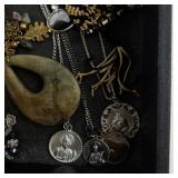Large Costume Jewelry Lot with Necklaces, Bracelets and Earrings