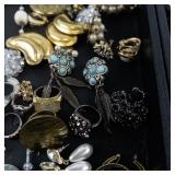 Mixed Vintage and Costume Jewelry Lot with Necklaces, Bracelets, and Earrings