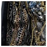 Large Assorted Costume Jewelry Lot Necklaces Bracelets Earrings Rings