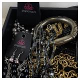 Large Assorted Costume Jewelry Lot Necklaces Bracelets Earrings Rings