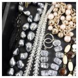 Assorted Costume Jewelry Necklaces and Beads Collection