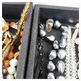 Assorted Costume Jewelry Necklaces and Beads Collection