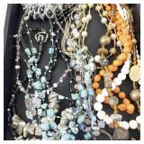 Assorted Costume Jewelry Necklaces and Beads Collection