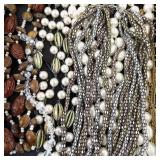Collection of Costume Jewelry Necklaces and Bracelets