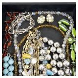 Collection of Assorted Costume Jewelry Necklaces and Bracelets