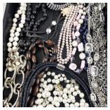 Collection of Assorted Costume Jewelry Necklaces and Bracelets