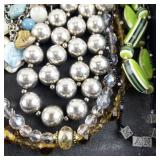 Collection of Assorted Costume Jewelry Necklaces and Bracelets