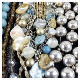Collection of Assorted Costume Jewelry Necklaces and Bracelets