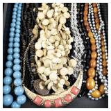 Large Assorted Costume Jewelry Necklace Lot