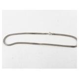 16 Inch Sterling Silver UNIQUE Box-Style Herringbone Chain Necklace