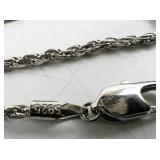 Sterling Silver "Save The Children" Bell Pendant Necklace with Family Motif