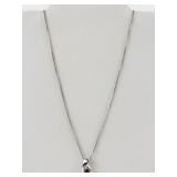 Sterling Silver Amethyst Pendant Necklace