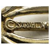 Sarah Coventry Gold Tone Necklace with Pearl Drop Pendant