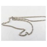 Italian Sterling Silver Marina Link Chain Necklace