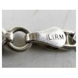 Italian Sterling Silver Marina Link Chain Necklace