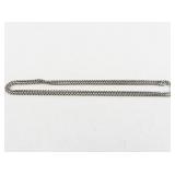28" Classic Sterling Silver Box Chain Necklace
