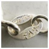 Sterling Silver CZ Solitaire Pendant Necklace