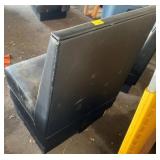 Black & Multi Color patter Small Booth 28.5 L X 42.5 H