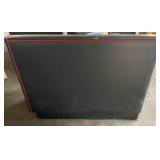 Red and Black Medium Booth 45.5 L x 41 H