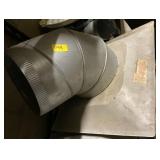 Steel Louvered Diffuser 24" x 24" x 12 + Elbow