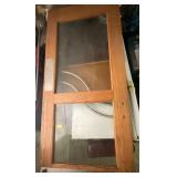 Commercial Door with Closure 36 x 83 Glass cracked