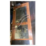 Commercial Door with Closure 36 x 83 Glass cracked