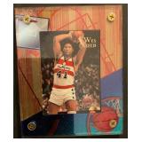 Wes Unseld encased trading card