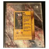 Billy Cunningham encased trading card