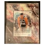 David Robinson encased trading card